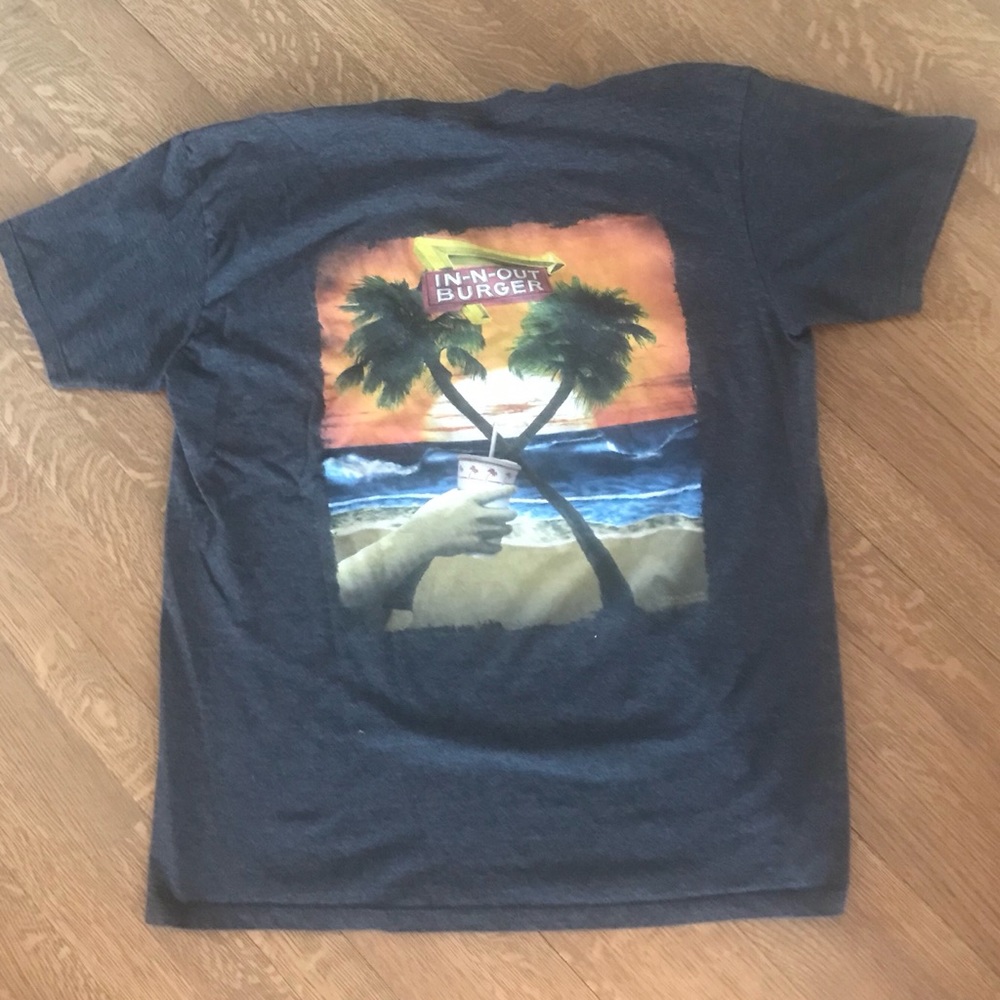 IN-N-OUT Burger T-Shirt, Men’s XL Dark Grey #19